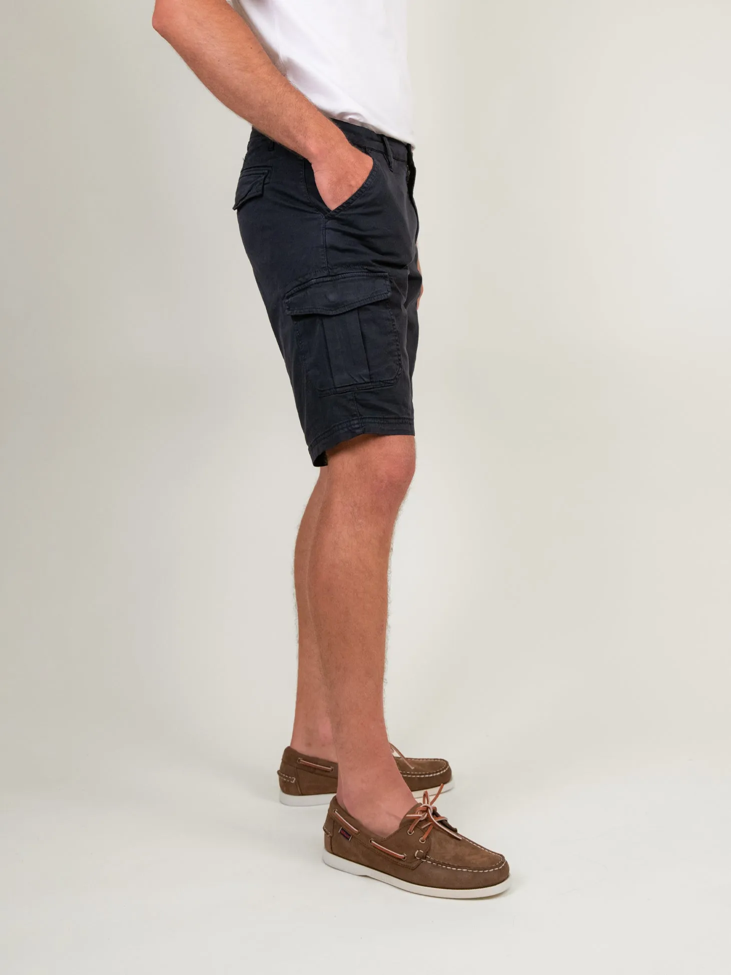 BERMUDA BLU NAVY CON TASCONI