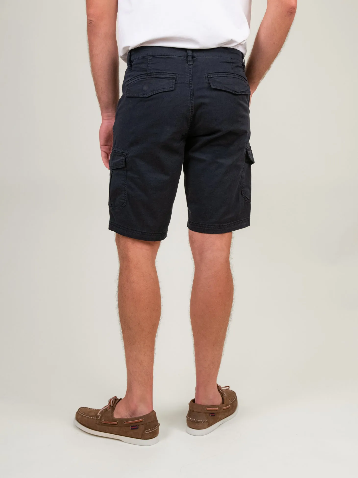 BERMUDA BLU NAVY CON TASCONI