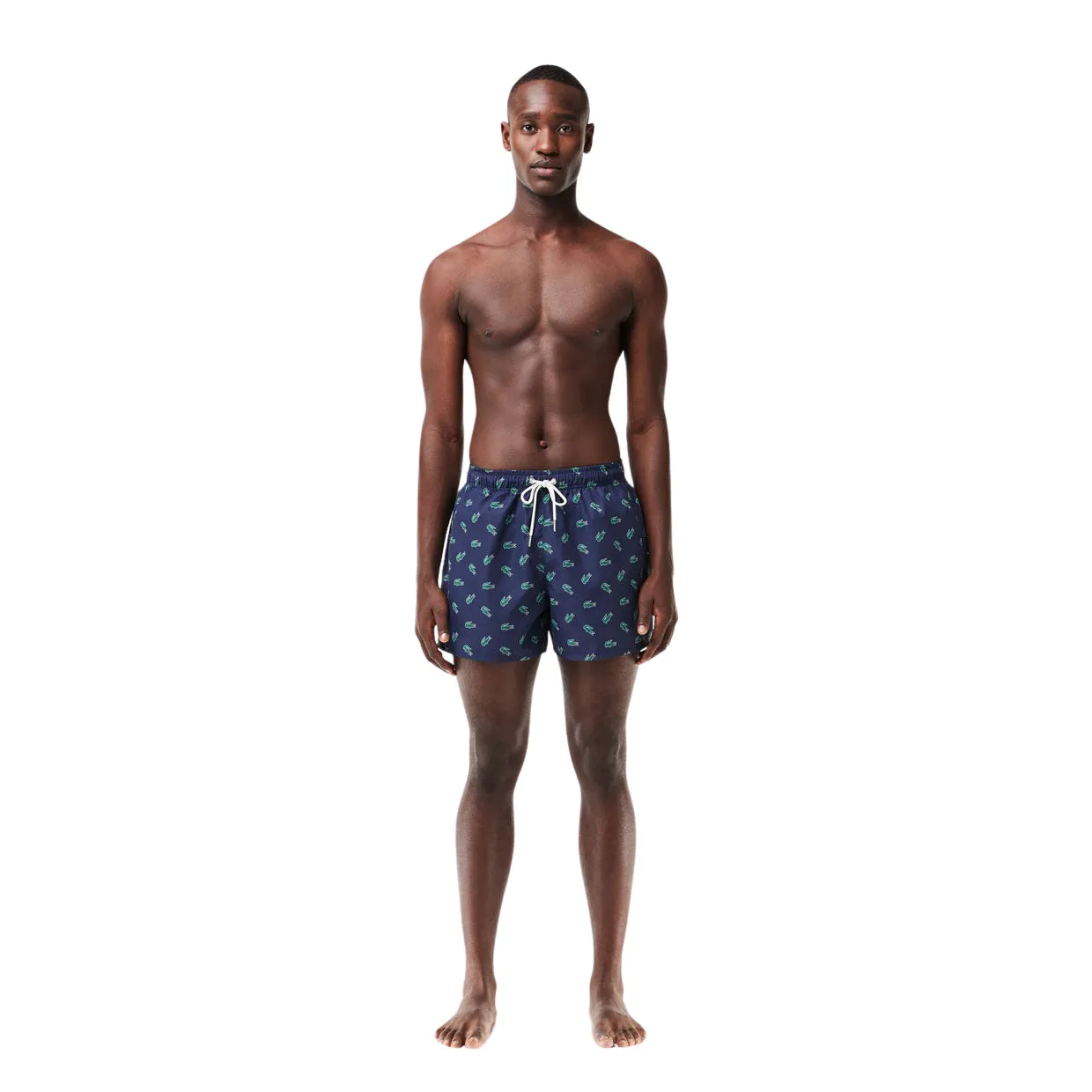 Costume Uomo Lacoste Stampa Logo Blu