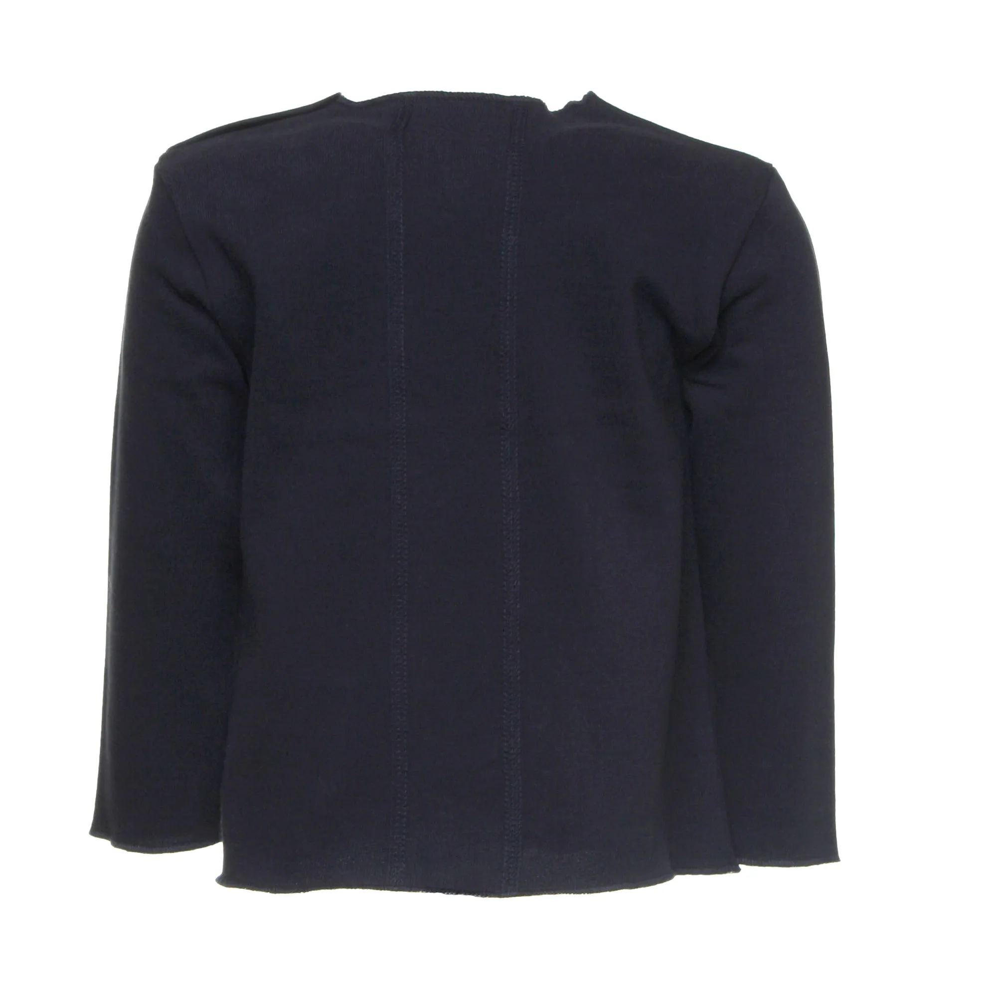 Felpa Bebè Blu Navy Con Taschino