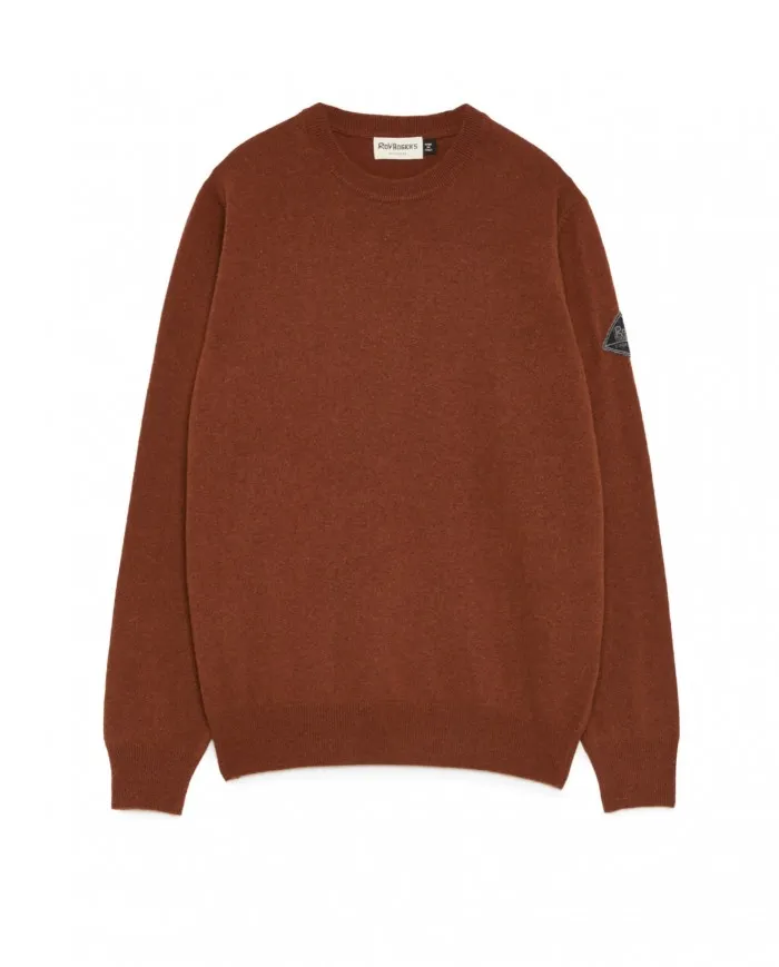 ROY ROGER'S Maglia Uomo A22RRU679CC53XXXX CREW BASIC A-EE Lana girocollo 280 RUST